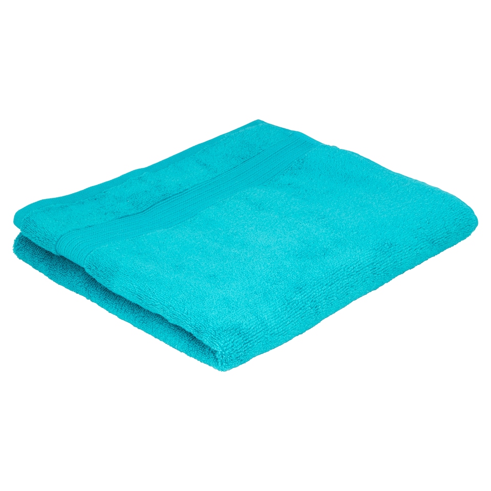 Tesco Supersoft Cotton Bath Sheet Aqua