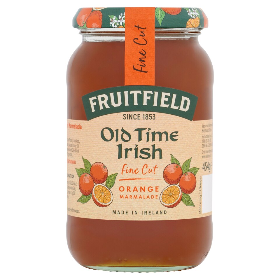 Old Time Irish Fine Cut Marmalade 454Gm