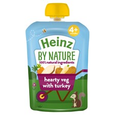 Heinz Vegetable With Turkey Pouch 100G