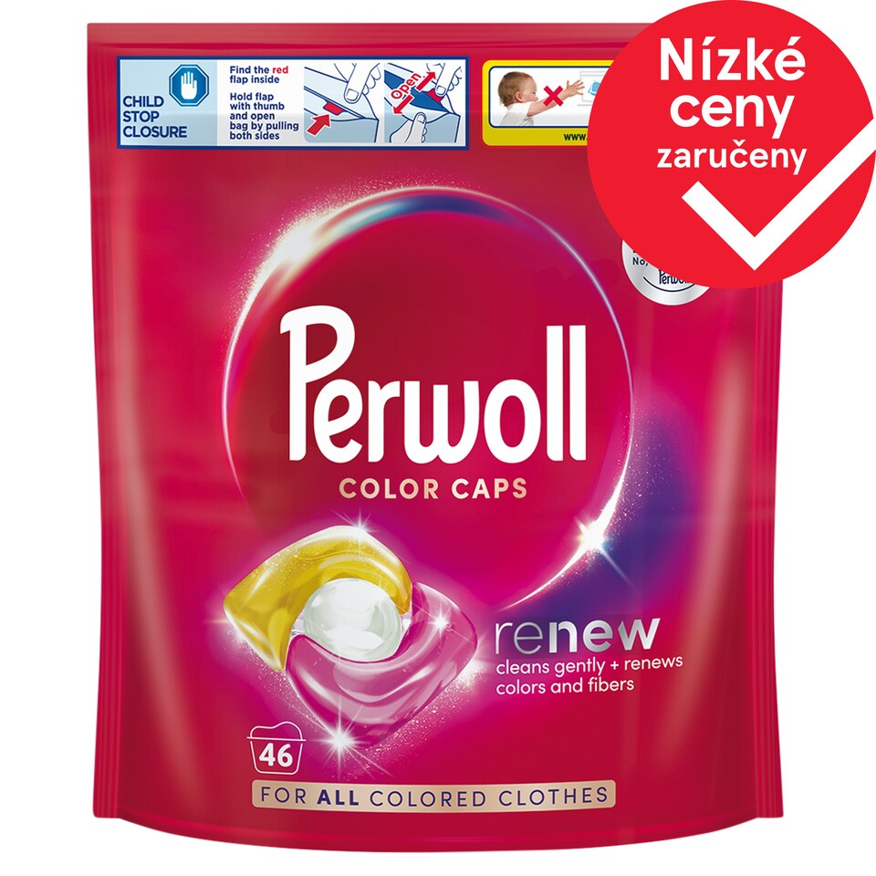 image 1 of Perwoll prací kapsle Color 46 praní, 621g