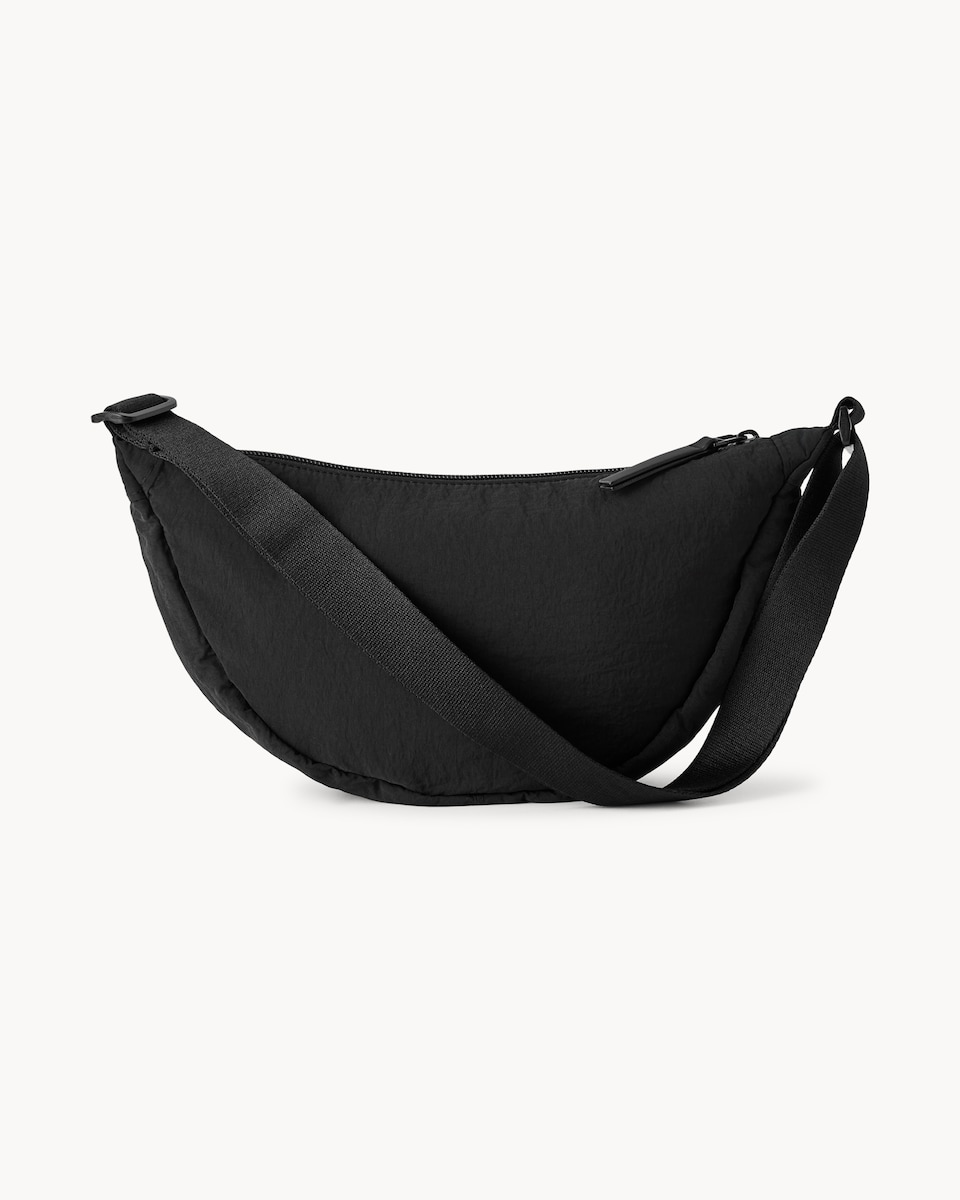 image 1 of F&F Nylon Crossbody Bag in Black