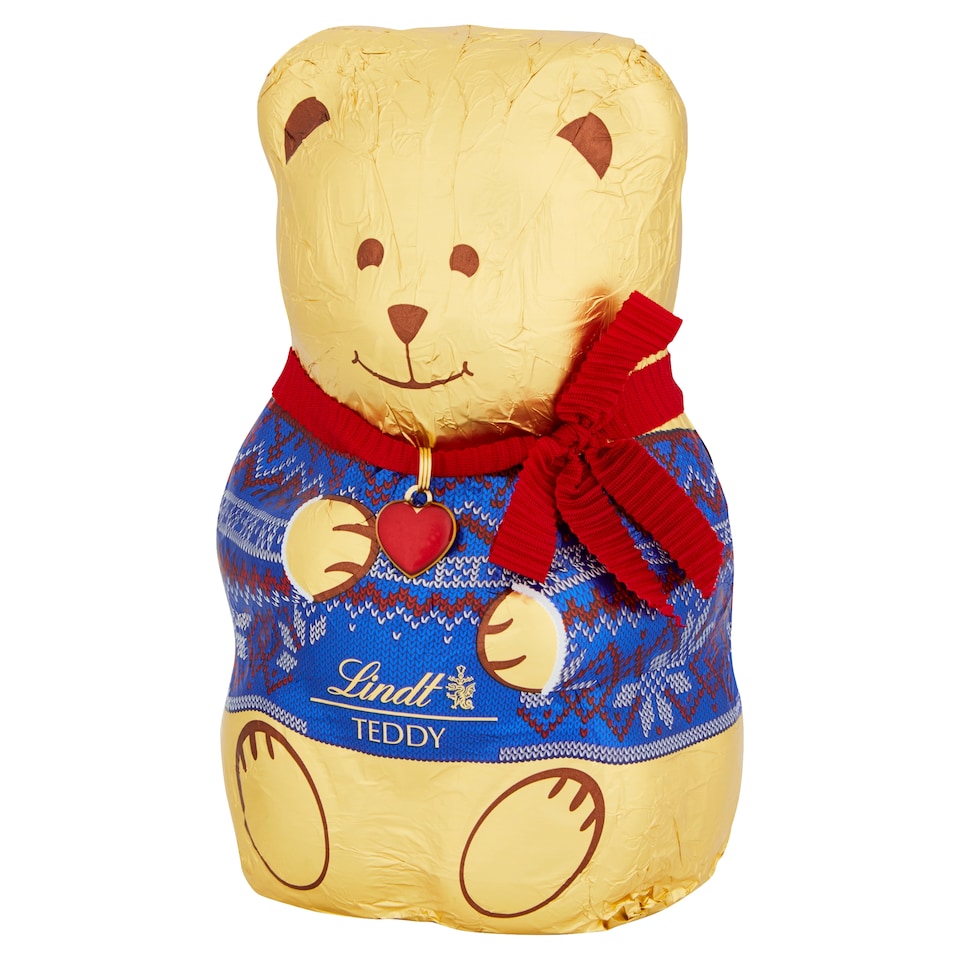 image 1 of Lindt Teddy With Christmas Jumper Milk Chocolate 200G