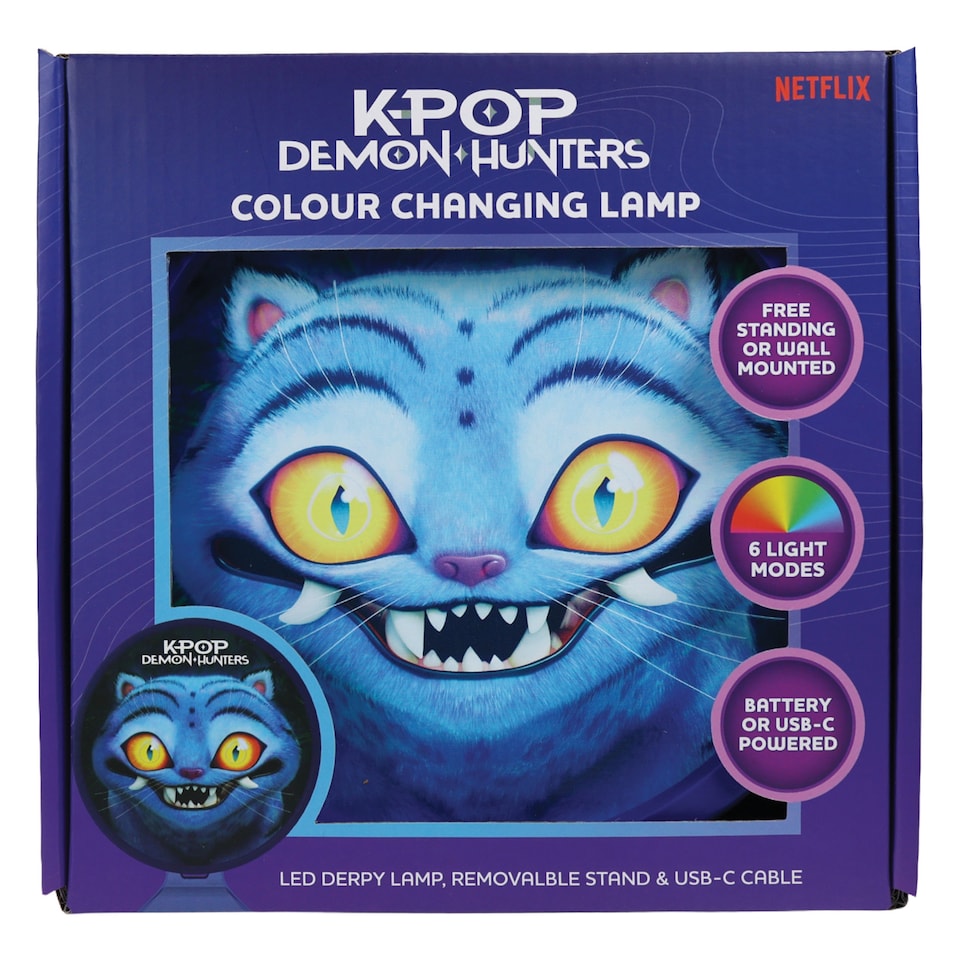 image 1 of K-Pop Demon Hunters Colour Changing Lamp Assortment