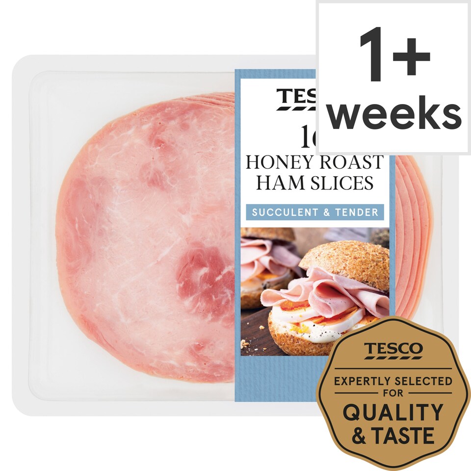 Tesco 16 Honey Roast Ham 400G Tesco Groceries