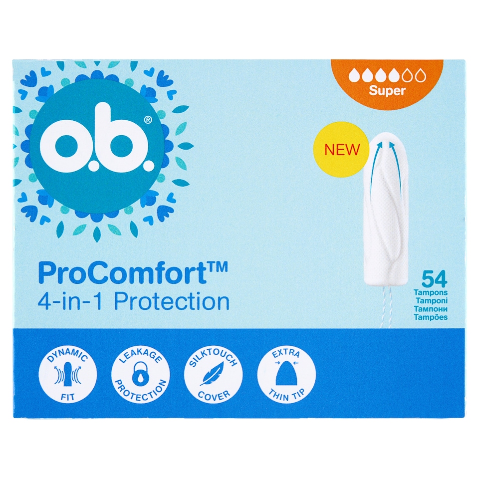 o.b. ProComfort Super Tampons 54 pcs