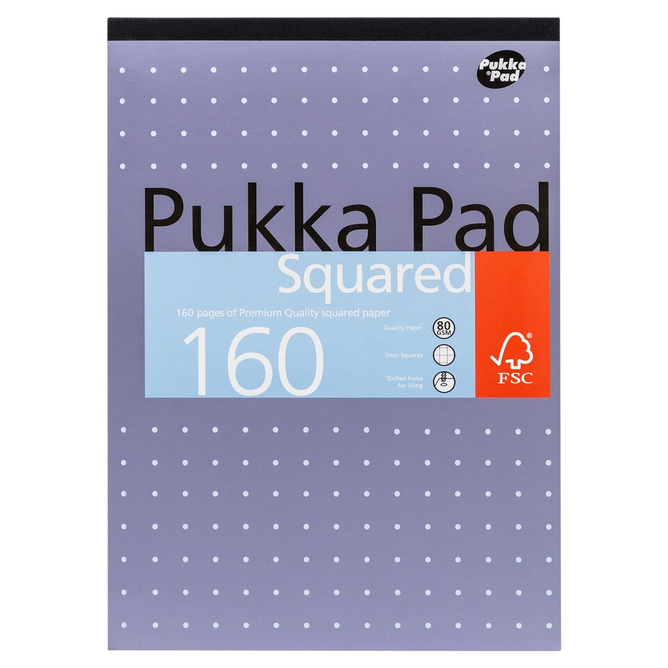 Pukka Squared A4 160 page Refill Pad