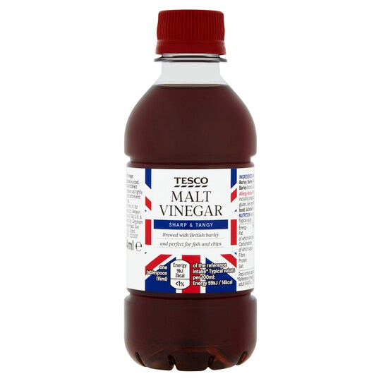 Tesco Malt Vinegar 284Ml Tesco Groceries