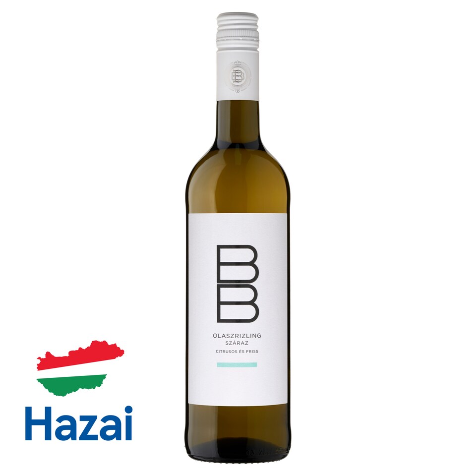 BB Olaszrizling száraz fehérbor 12,5% 0,75 l