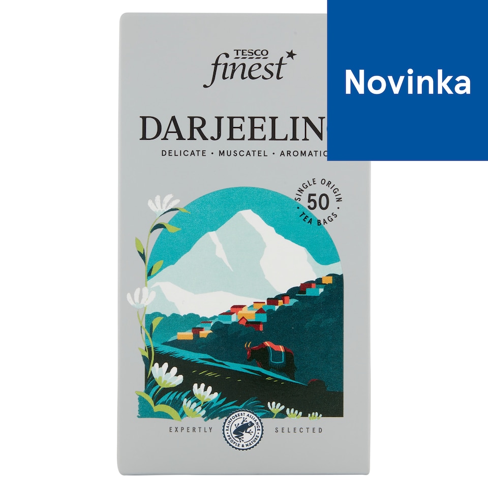Tesco Finest Darjeeling Black Tea 50 pcs 100 g