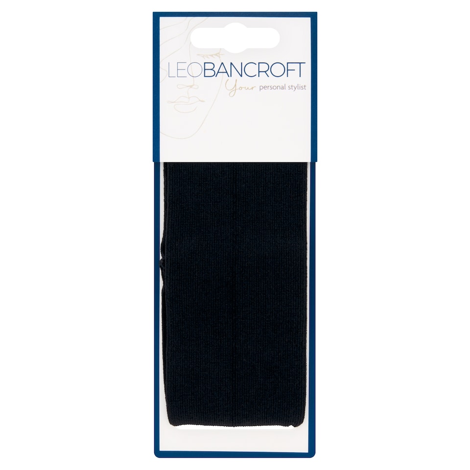 Leo Bancroft Fabric Head Wrap Black