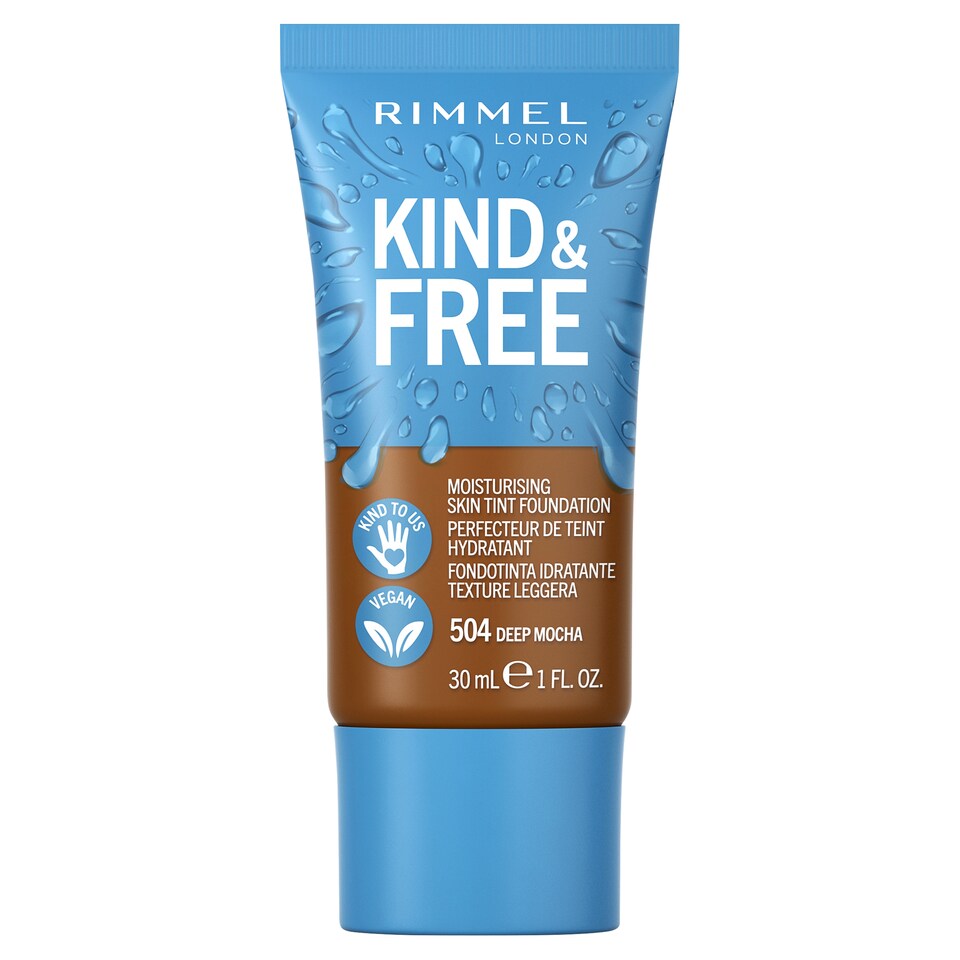 image 1 of Rimmel Kind & Free Tint Foundation Deep Mocha 30Ml