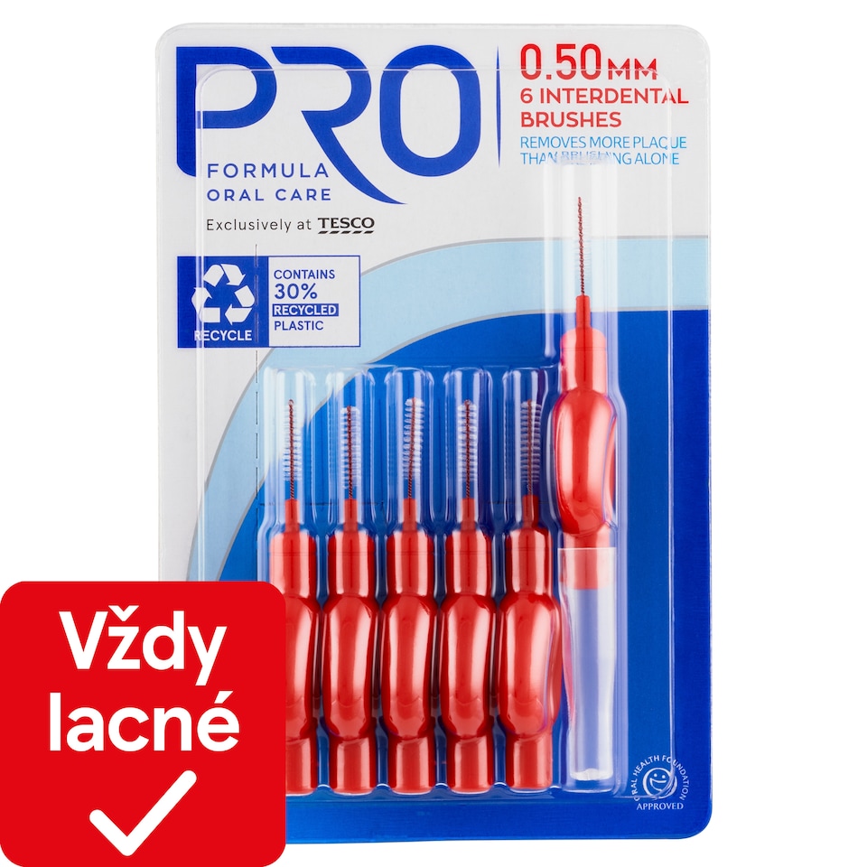 Pro Formula Medzizubné kefky 0,50 mm 6 ks