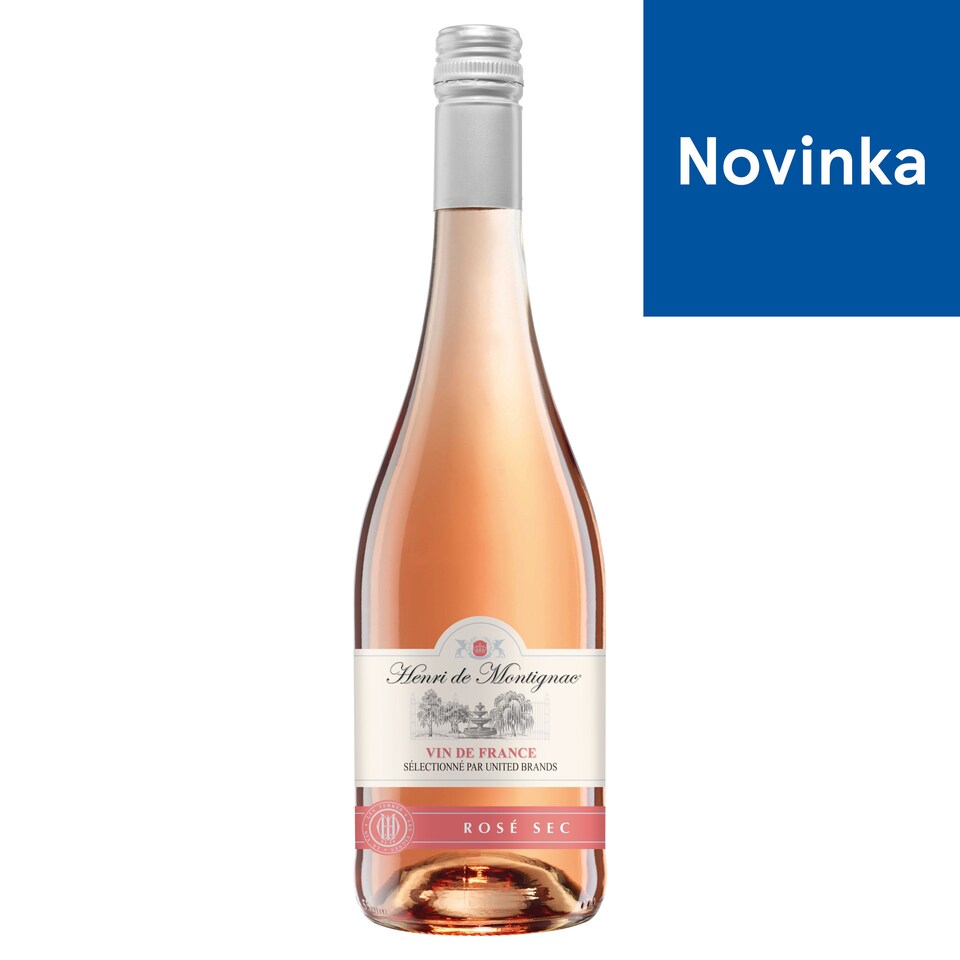 Henri de Montignac Rosé Sec ružové víno suché 750 ml