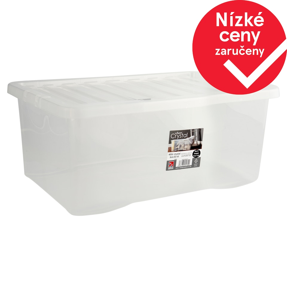 Wham Crystal krabice s víkem 45 l