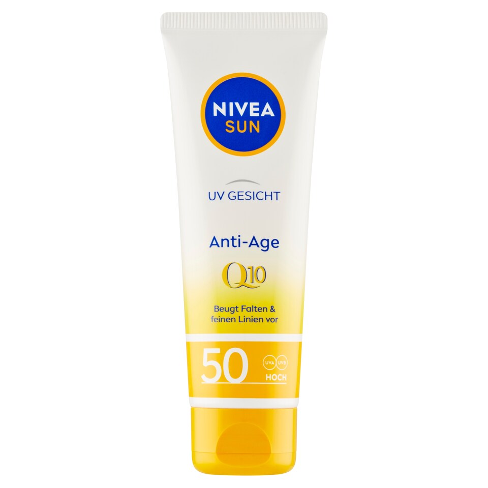 image 1 of Nivea Sun Pleťový krém na opalování proti vráskám Q10 OF 50 50ml