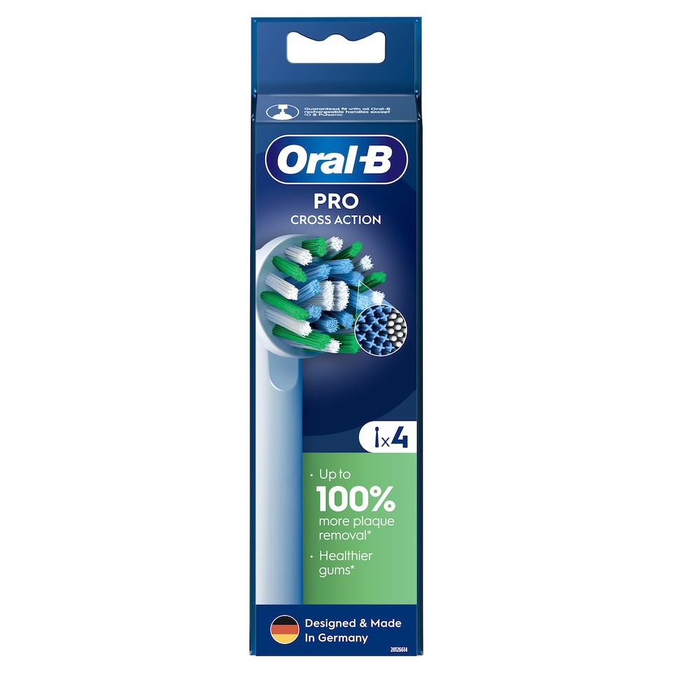 Oral-B Pro Cross Action Fogkefefejek, 4 db 1. kép