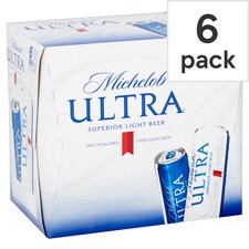 Michelob Ultra Superior Light Beer 6X355ml