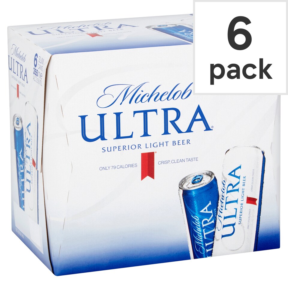 Michelob Ultra Superior Light Beer 6X355ml