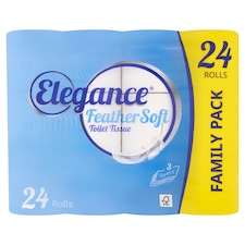 Elegance Feathersoft Toilet Tissue 24 Pack