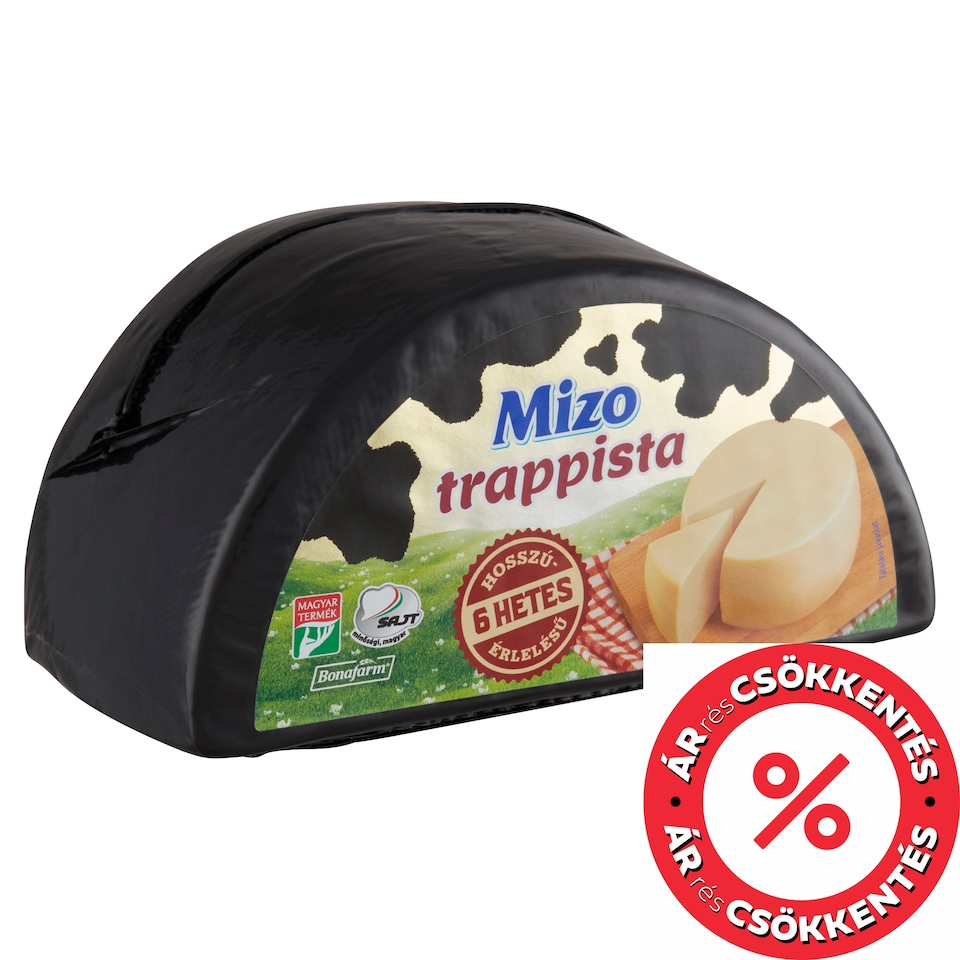 Mizo hosszú érlelésű trappista sajt 700 g