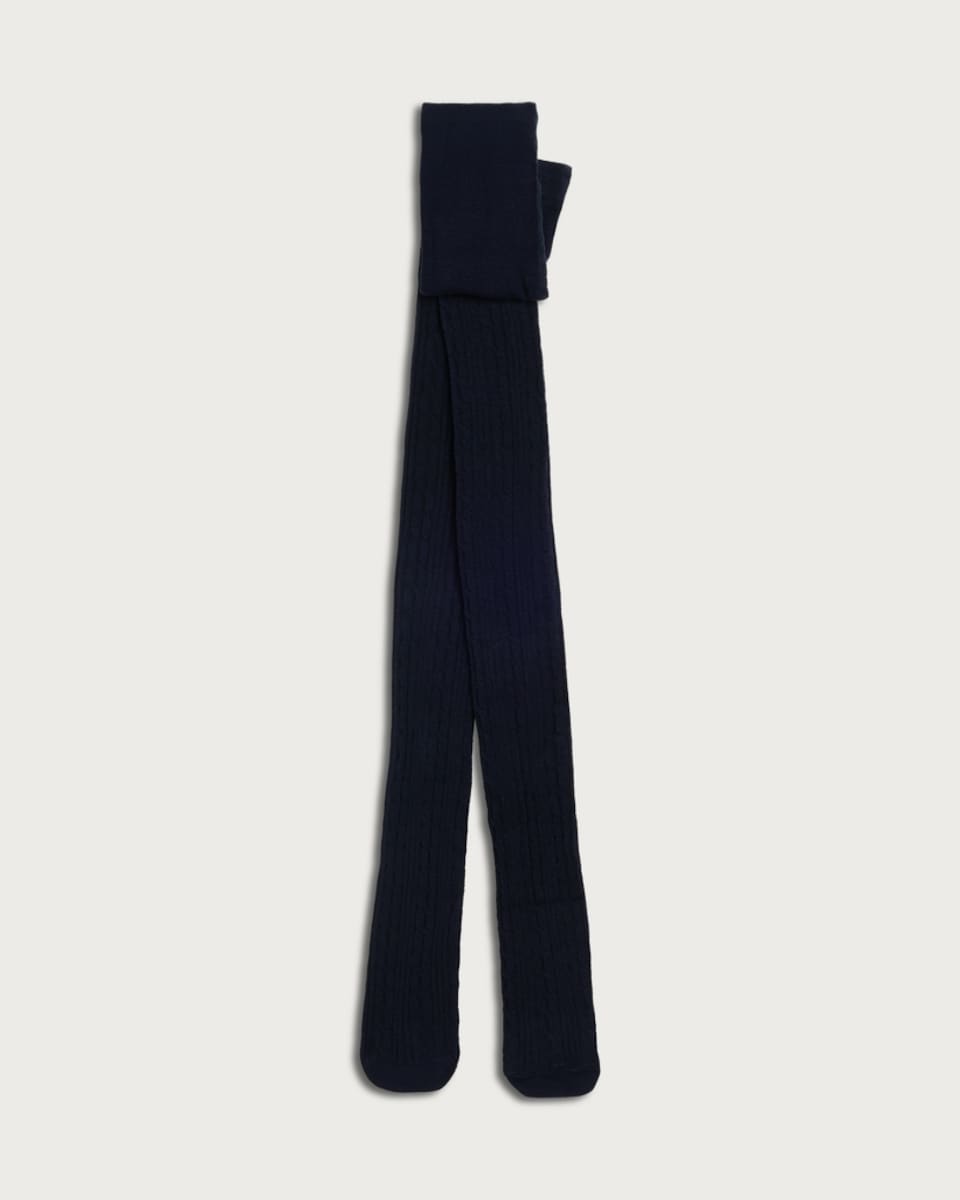 image 1 of F&F 100 Denier Cable Knit Tights in Multi