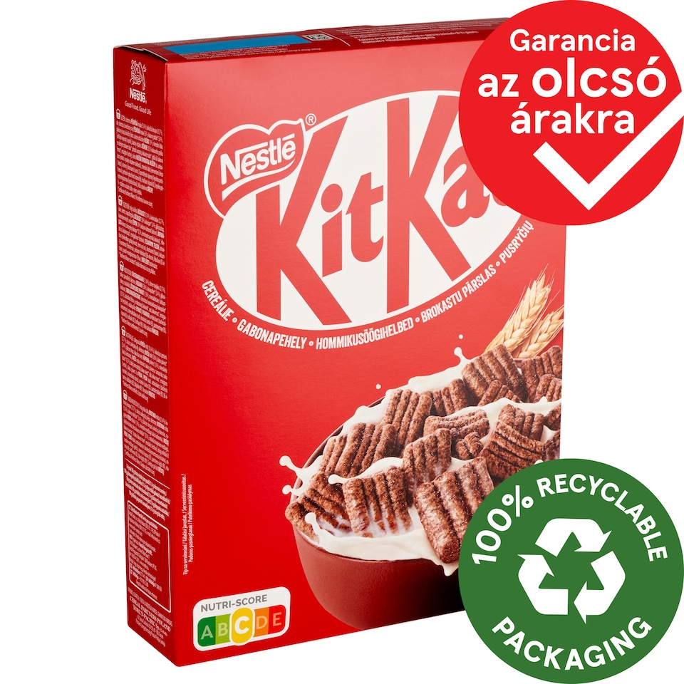 KitKat Cocoa-Flavored Crunchy Cereal with Milk Chocolate, Vitamins and Minerals 330 g