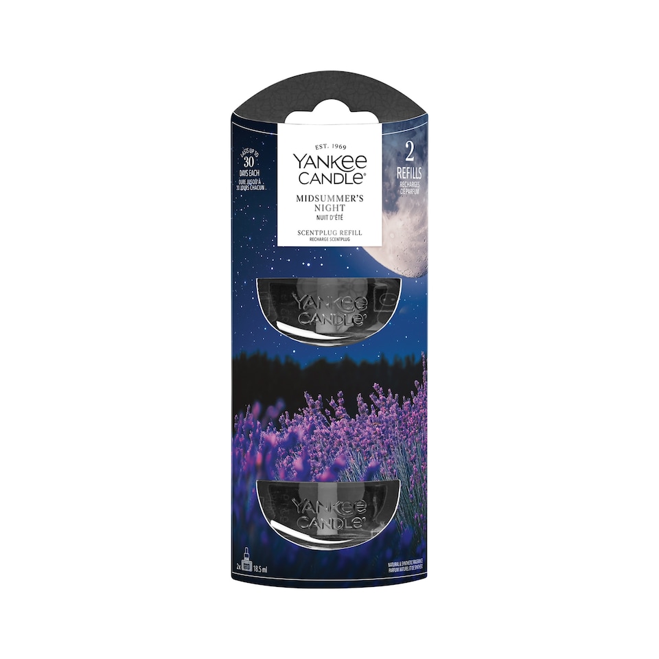 image 1 of Yankee Signature Midsummer Night Scent Plug Refill 2 x 18.5ml