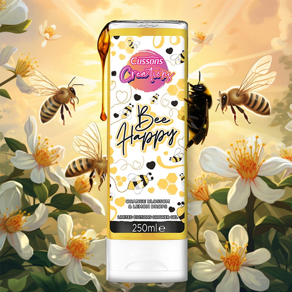 image 1 of Cussons Creations Bee Happy Orange & Lemon Shower Gel 250Ml