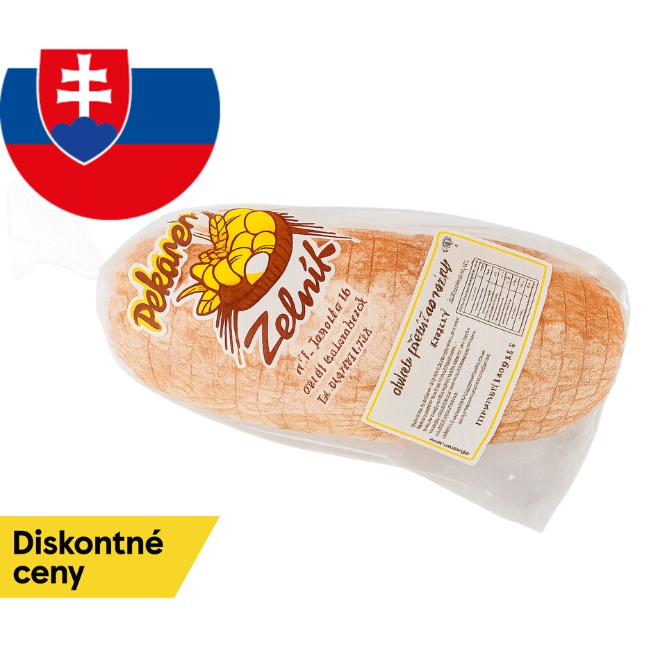 Pekáreň Zelník Chlieb pšenično - ražný krájaný 500 g