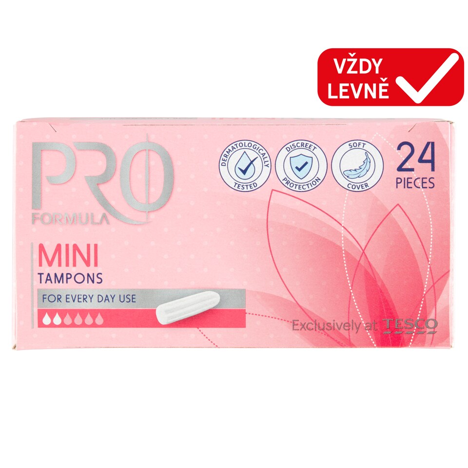 Tesco Pro Formula Mini Tampons 24 pcs