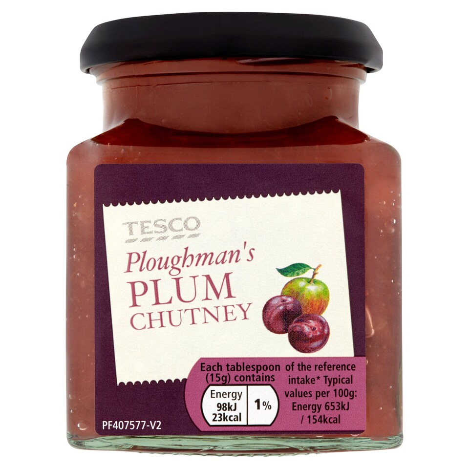 Tesco Ploughman's Plum Chutney 285G