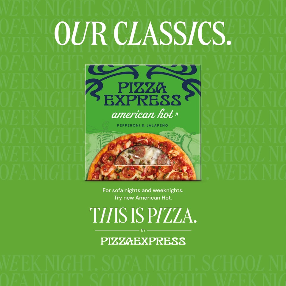 image 1 of Pizza Express American Hot Pepperoni & Jalapeno 230g
