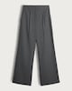image 5 of F&F Pinstripe Wide Leg Trousers in Grey