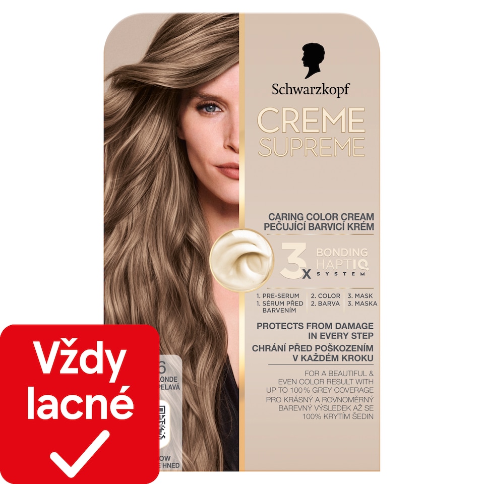obrázok 1 z Schwarzkopf Creme Supreme Farba na vlasy 7-16 Chladná popolavá blond