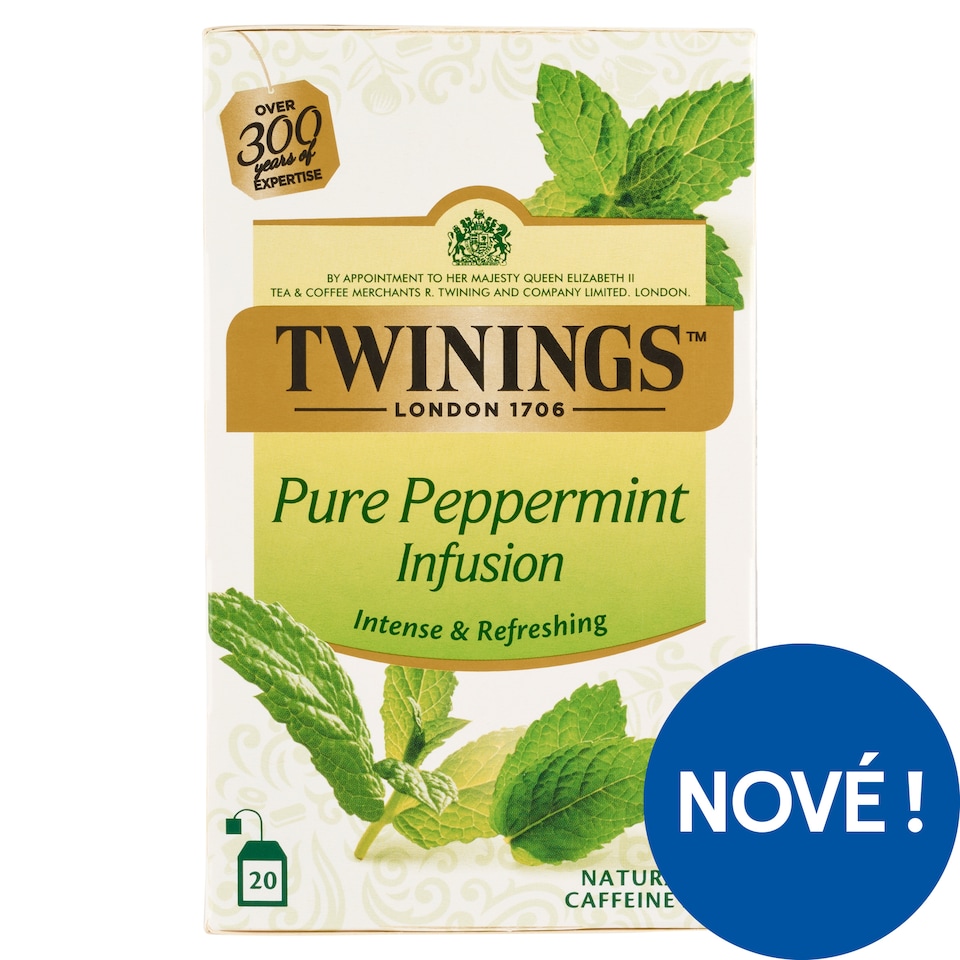 Obrázek 1 pro produkt Twinings Bylinný čaj mátový 20 x 2g (40g)