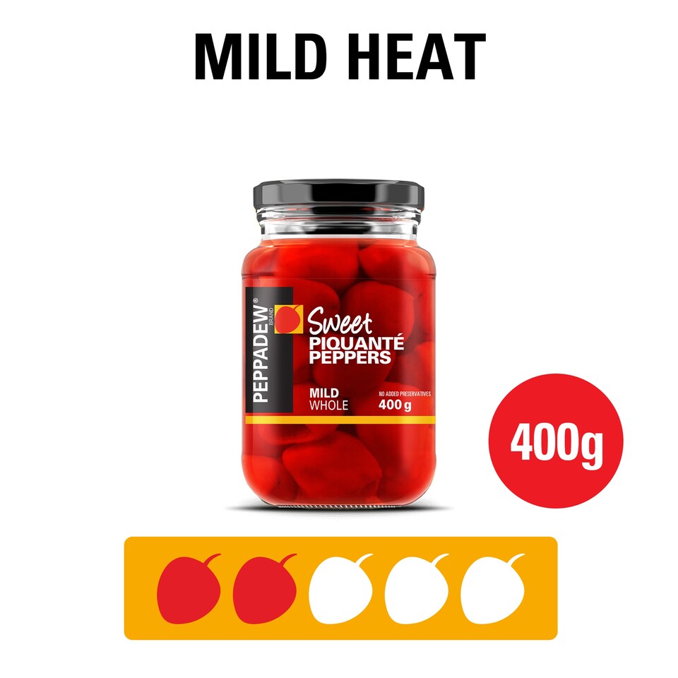 image 1 of Peppadew Sweet Piquante Mild Whole Peppers 400G