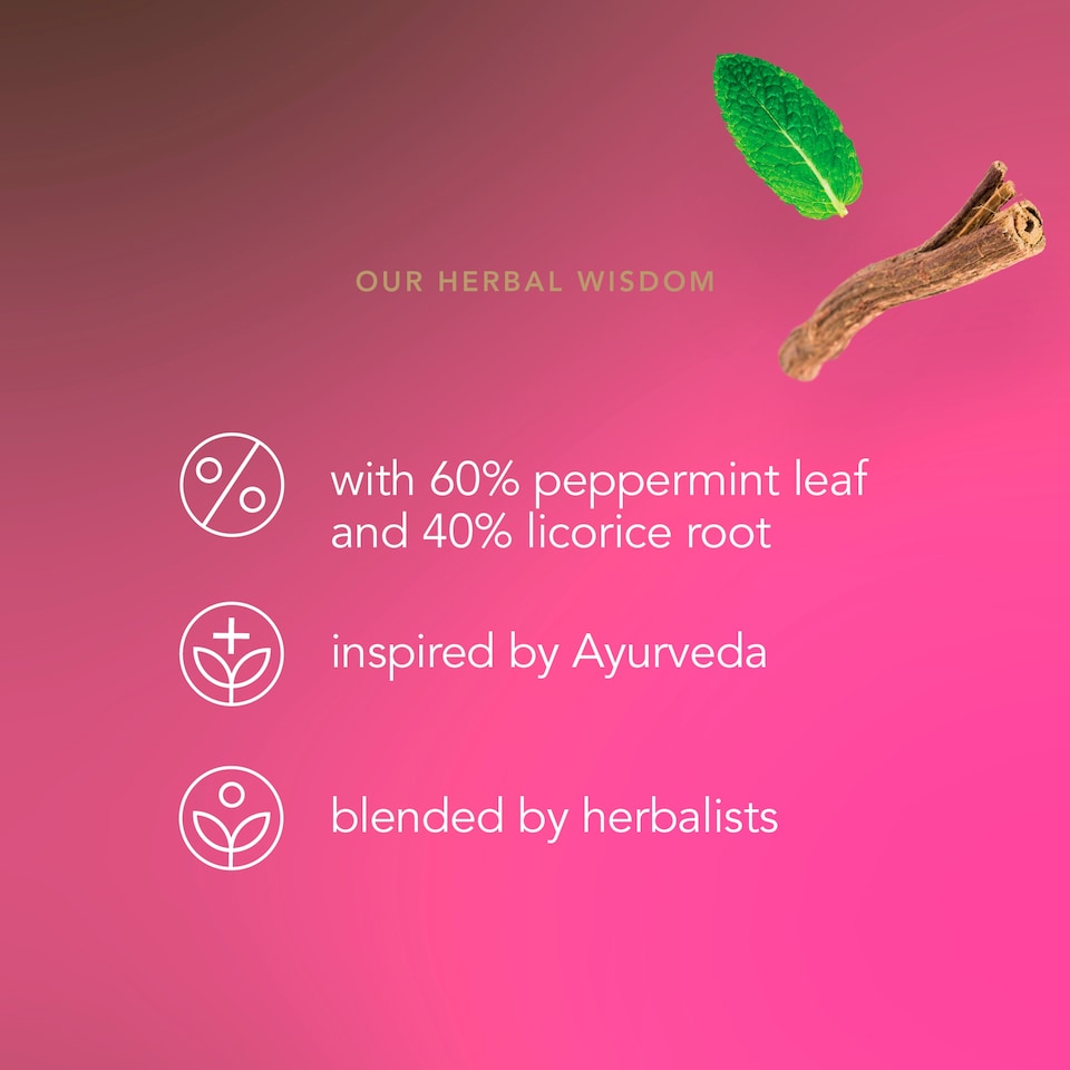 image 1 of Pukka Organic Peppermint & Licorice Mint Tea 20 Herbal Tea Bags 30g