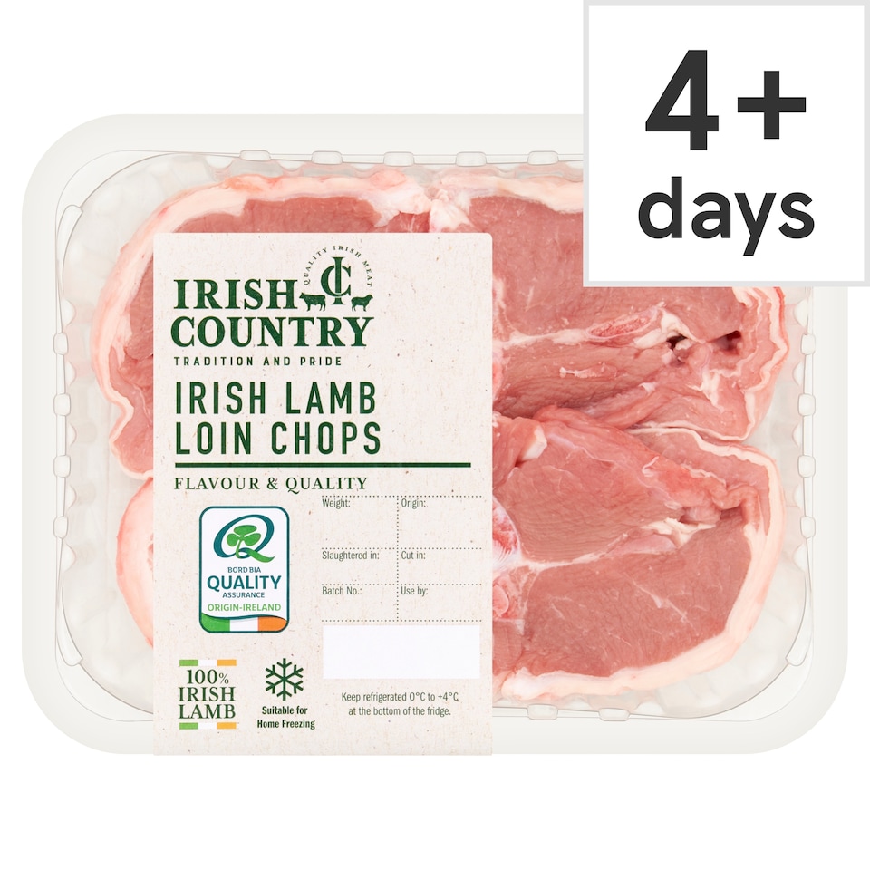 IRISH COUNTRY Irish Lamb Loin Chops 370g