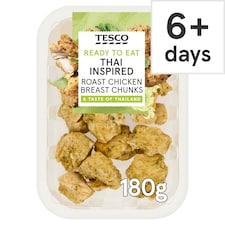 Tesco Thai Inspired Roast Chicken Breast Chunks 180g