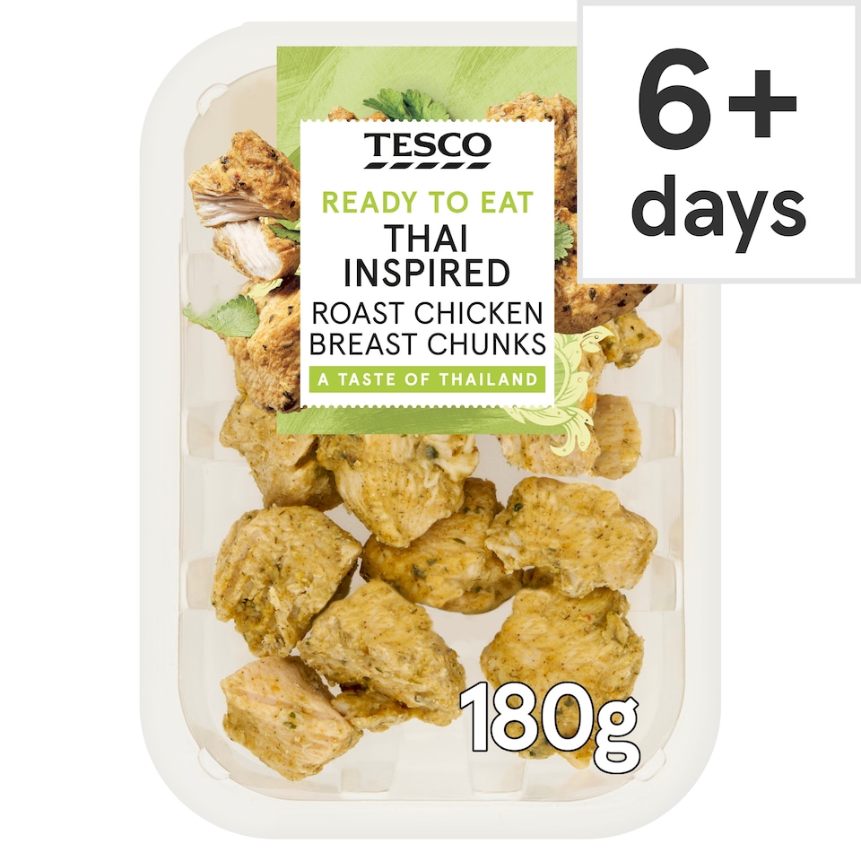 Tesco Thai Inspired Roast Chicken Breast Chunks 180g 