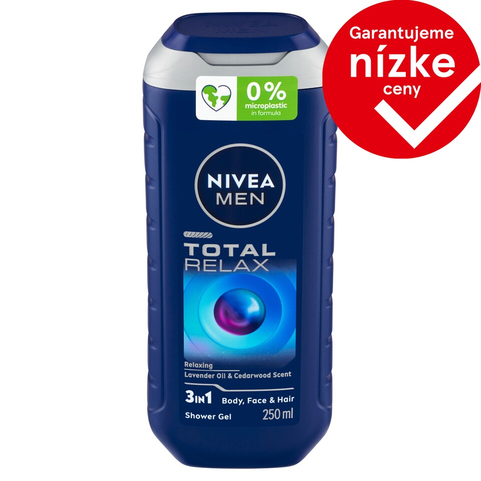 obrázok 1 z Nivea Men Total Relax 3 v 1 Sprchovací gél 250 ml