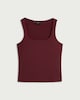 image 4 of F&F Polyamide Square Neck Vest in Purple