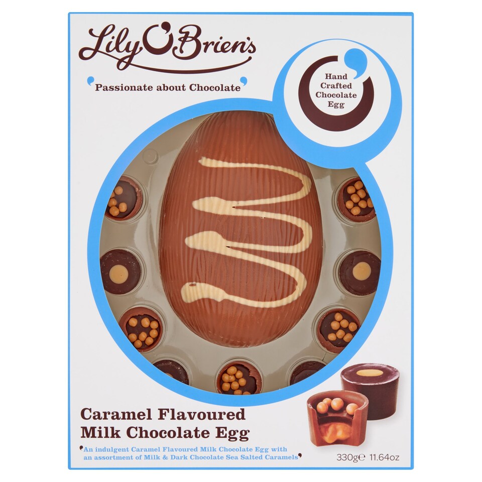 Lily O'Brien's Sea Salt & Caramel Egg 330g Tesco Groceries