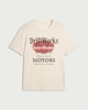 image 4 of F&F Pure Cotton Slogan T-Shirt in Ecru