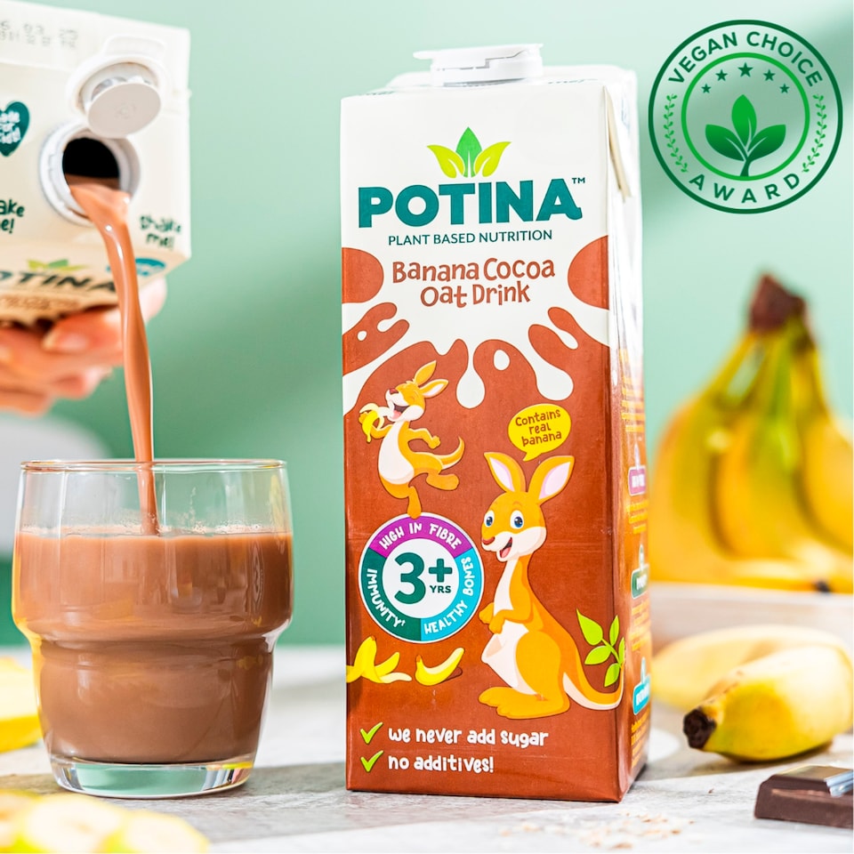image 1 of POTINA Banana Cocoa Oat drink 1 Litre