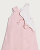 image 3 of F&F Baby Cotton Rich Sweet Dreams 1.5 Tog Sleeping Bag in Pink