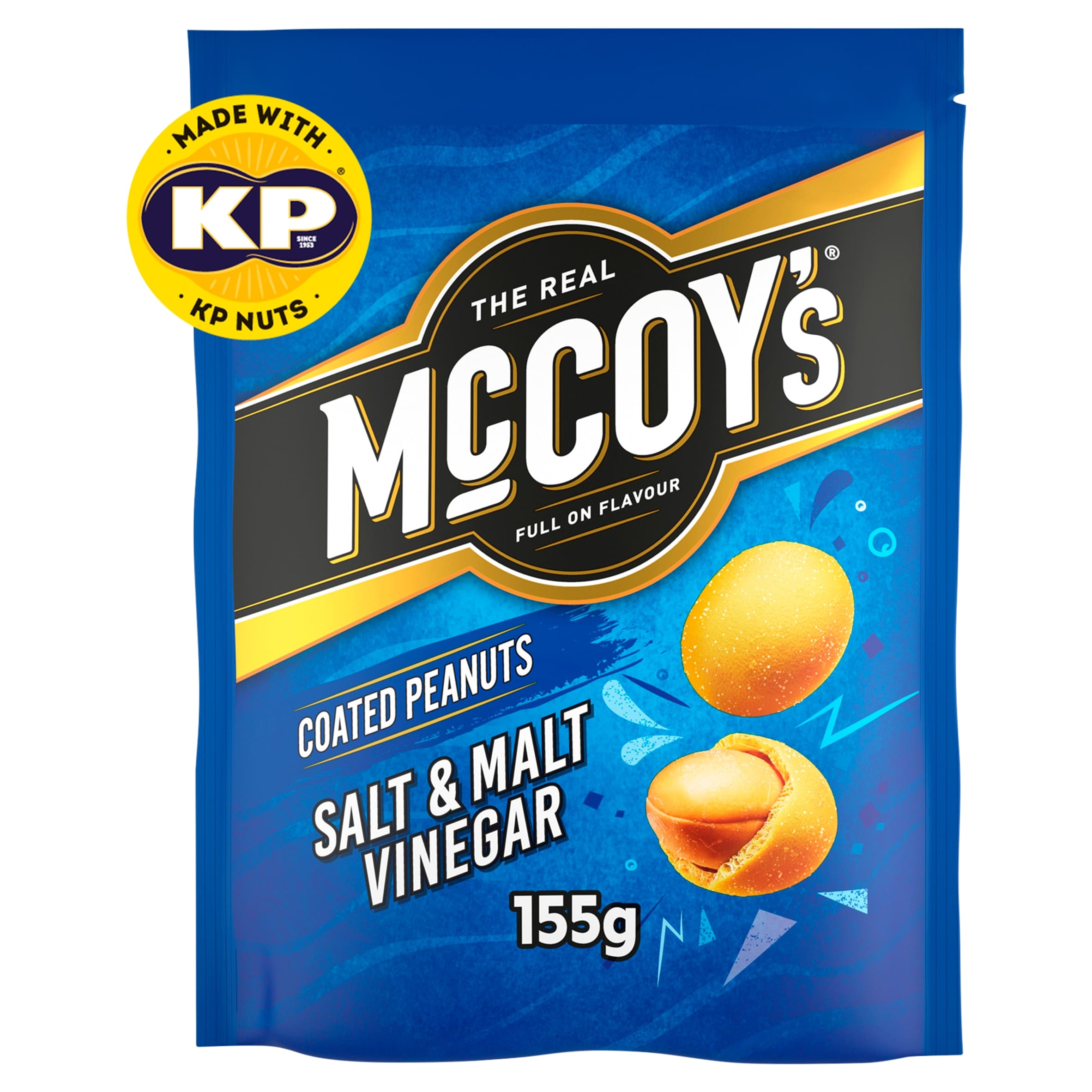 McCoy's Coated Peanuts Salt & Malt Vinegar 155g