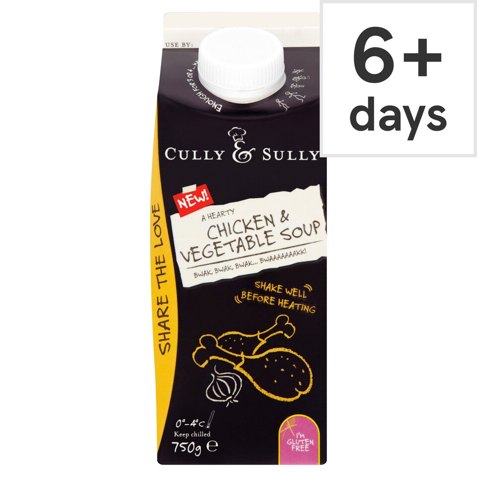 Cully And Sully Chicken & Vegetable Soup 750G