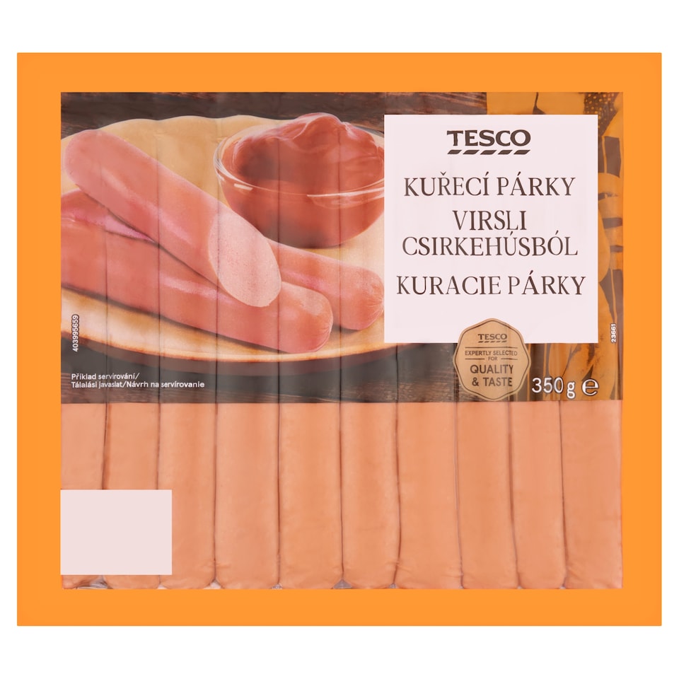 Tesco Kuracie párky 350 g