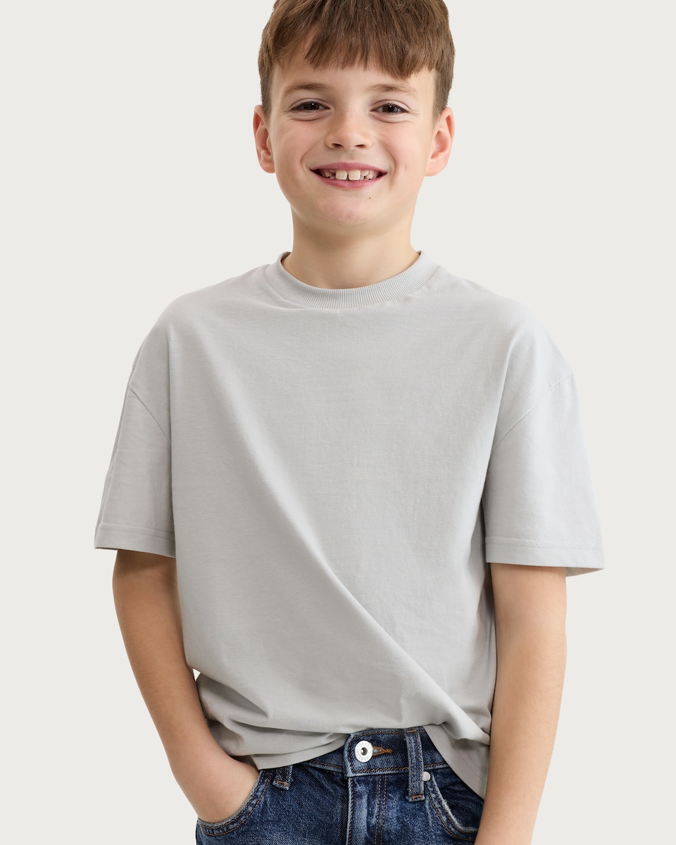 image 1 of F&F Boys 3-Pack Pure Cotton Short Sleeved T-Shirts in Black